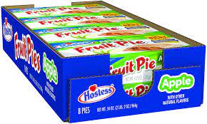 Each single serving pie has 20 grams of fat the real fruit filling is combined with the chemicals, preservatives, and sugar, the fruit doesn't stand a chance. Amazon Com Hostess Fruit Pie Apple 4 25 Ounce 8 Count Everything Else