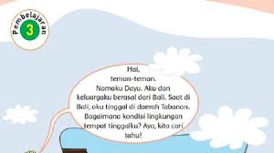 Kunci Jawaban Tema 8 Kelas 4 Sd Halaman 23 24 Dan 28 Buku Tematik Subtema 1 Pembelajaran 3 Tribunnews Com Mobile