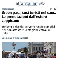 Alcune regioni però sono già il green pass italiano permette tutto questo e anche lo spostamento su regioni arancioni e rosse per motivi turistici (e sostituisce l'autocertificazione) ed. Riqo9kkyi3tfmm