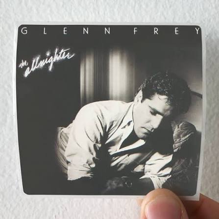 Glenn Frey The Allnighter Album Cover Sticker