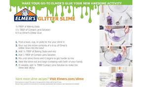 Elmers Glitter Slime Glitter Slime Elmer S Glue Slime Recipe Glitter Slime Recipe