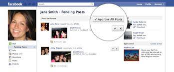 If you allow them to post photos and video content, those posts will appear in the photos and videos section of your facebook page. Can I Have Approve Deny Wall Postings On Facebook Web Applications Stack Exchange
