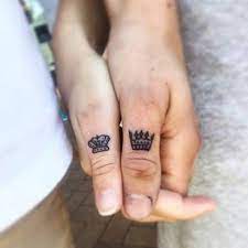 That is the time when crowns were made of wood. 51 King And Queen Tattoos For Couples Stayglam Queen Tattoo Ankle Tattoos For Women Finger Tattoos