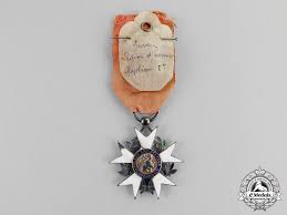 The légion d'honneur or ordre national de la légion d'honneur (national order of the legion of honour) is a french order established by napoléon bonaparte, first consul of the first republic, on may 19, 1802. France Napoleonic Kingdom A Legion D Honneur Officer S Cross Type I C 1804