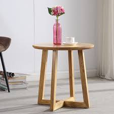 Bedside tables, also known as nightstands, are small tables that are placed along the sides of a bed. Simple Living Room Round Mini Side Table Solid Wood Coffee Table Simple Mobile Balcony Leisure Small Round Table Coffee Tables Aliexpress