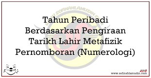 Peristiwa besar menandakan muhammad saw akan lahir. Tahun Peribadi Berdasarkan Pengiraan Tarikh Lahir Metafizik Sains Pernomboran Numerologi Blog Sofinahlamudin Com