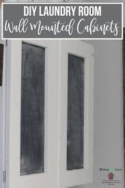 A few coats of paint later, with new cabinets, my very own built ballard designs dr… Diy Laundry Room Wall Mounted Cabinets Home By Jenn