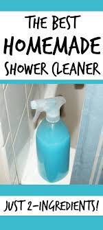 Homemade Shower Cleaner Recipe With Dawn And Vinegar Cleaning Hack Homemade Shower Cleaner Shower Cleaner Vinegar Cleaning