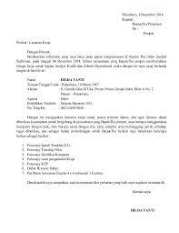 Surat Lamaran Kerja Kantor Pos Kerja Riwayat Hidup Surat