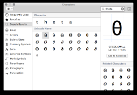 How Do You Type Theta On A Mac Ask Different