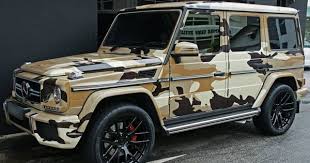 Desert Camo Wrap For Mercedes G63 Amg Motorward Camo Car Mercedes Jeep Dream Cars Jeep