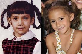 Kourtney kardashian was 18 when kylie jenner was born and kim was 17, but the sisters are famously close friends in adulthood. Jennifer Lopez Emme Muniz At Age 5 Celebrity Kids Celebrities Famous Celebrities
