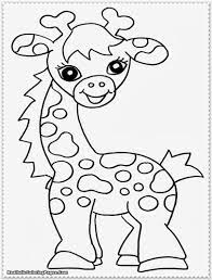 Find more free coloring pages here! Baby Jungle Animals Coloring Pages Viewing Gallery Giraffe Coloring Pages Zoo Animal Coloring Pages Farm Animal Coloring Pages