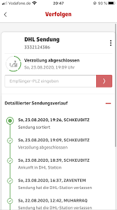 You will also receive all important detailed information about your parcel in the next step. Dhl Tracking Verzollung Abeschlossen Kleidung Schuhe Klamotten