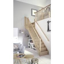 Escalier Bois 1 Qt Haut Pack Standard Escaliers Escalier Bois Escalier Quart Tournant Haut Escalier