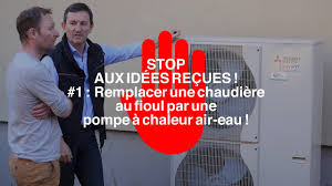 Pose d'une chaudière gaz thpe par un professionnel. Remplacer Une Chaudiere Au Fioul Par Une Pompe A Chaleur Air Eau Stop Aux Idees Recues 1 Youtube