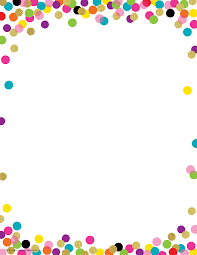 Confetti Computer Paper Computer Paper Colorful Borders Design Borders For Paper