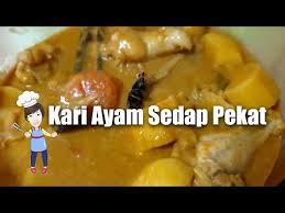 Resep lontong kari ayam suwir khas bandung, jawa barat sederhana spesial pedas asli enak. Kari Ayam Sedap Pekat Curry Chicken Recipe Something About Mary