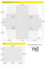 Explosionsbox Sonderformat Box Basteln Anleitung Explosionsbox