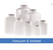 8.5 oz (250mL) Natural HDPE Wide Mouth Oblong Bottle with 43-400 White  Polypropylene SturdeeSeal® PE Foam Lined Caps, Vacuum & Ionized, case/250