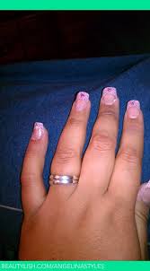 By supporting olivierhallstudio, you're supporting a small business, and, in turn, etsy! Acrylic Pink French Tip Angelina M S Angelinastyles Photo Beautylish