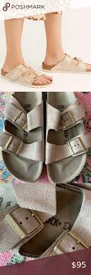 Birkenstock Arizona Rose Gold Buckle Pin On My Posh Picks