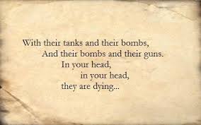 The Cranberries Zombies The Cranberries Lyrics Song Quotes Lyrics