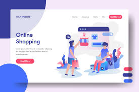 Landing Page Online Shopping Graphic By Twiri Creative Fabrica