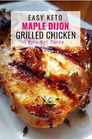 Grilled Keto Chicken Thighs With Maple Dijon Low Carb Chicken Marinade Megan Seelinger Coaching Recipe Recipes Grilled Chicken Recipes Food