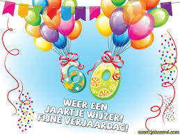 Jakosawi E Cards 60 Jaar Ballonnen 2