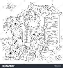 Pin By Oriana Alvarez De Leon On Kolorowanki Dog Coloring Page Cat Coloring Page Puppy Coloring Pages