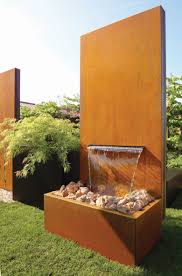 Garten Cortenstahl Google Suche Wasserwand Garten Cortenstahl Wasserspiel Garten