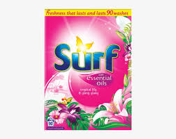 The other version of surf laundry detergent, sold in the united kingdom, is different, and is marketed as coming in several different scents with a variety of essential oils blends. Surf Laundry Powder Tropical Lily 90 Wash 63kg Surf Tropical Lily Washing Powder Png Image Transparent Png Free Download On Seekpng