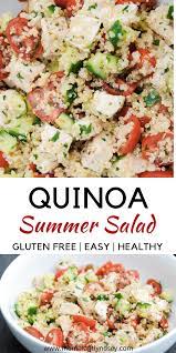 Best Quinoa Salad Recipes Healthy Lunch Simple Salad Momma Fit Lyndsey Recipe Best Quinoa Salad Recipes Healthy Salad Recipes Healthy Lunch