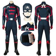 Marvel studios partnered with several different artists to design different takes on the falcon and the winter soldier 's poster, the third of which was released on wednesday morning. Captain America U S Agent Cosplay Costume The Falcon And The Winter Soldier Suit Captain America Costume Captain America Cosplay Captain America Suit