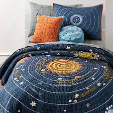 Kids Blue Solar System Bedding Crate Kids