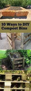 10 Ways To Diy Compost Bins Bless My Weeds Diy Compost Compost Compost Bin Diy