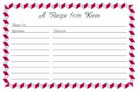 Free Editable Recipe Card Templates For Microsoft Word Awesome Recipe Card Template 2 Recipe Cards Template Card Templates Printable Recipe Cards