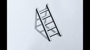 how to draw a 3d ladder trick art for kids art tips 500 drawing prompts art for kids