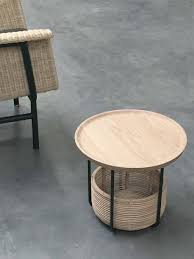 Basket Tables Design Alain Gilles For Vincent Sheppard Side Table Coffee Tables Sofa Armchair Wicker Rattan Wove Table Furniture Side Tables Coffee Table
