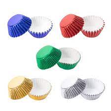 100pcs Paper Cupcake Cup Aluminium Foil Muffin Baking Cups Liners Cupcakes Case Container Waffle Molds Aliexpress