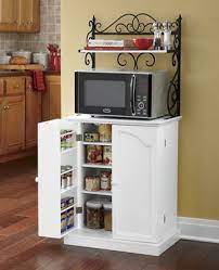 Scroll Microwave Pantry Stand Kitchen Solutions Kitchen Renovation Kitchen Decor