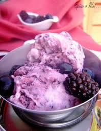 Glace Au Yaourt Mures Myrtilles Epices Moi Recette Glace Recette Glace Sans Sorbetiere Recette Sorbet