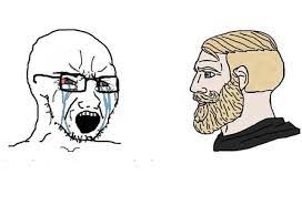It will be published if it complies with the content rules and our. I Gathered 4 Of The Default Crying Virgin And Chad Meme Templates For People Memetemplatesofficial