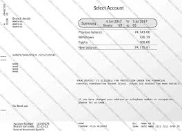 Natwest Bank Statement Bank Statement Statement Financial Services
