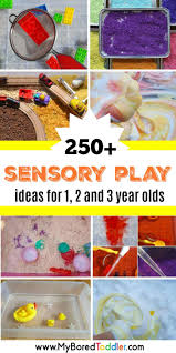 It encourages curiosity, fine motor skills development and is a fun way to keep them stimulated while at sensory activities are also a great way to prepare your toddler for preschool learning. Sensory Play Ideas For Toddlers My Bored Toddler