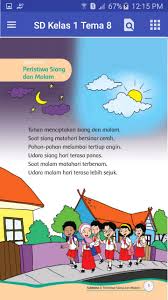 Peristiwa siang dan malam tuhan menciptakan siang dan malam. Bse Sd Kelas 1 Tema 8 For Android Apk Download