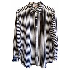 Black And White Striped Button Up Shirt Women S Silk Black White Striped Shirt Collared Long Sleeve Button Etsy Mini Shirt Dress Striped Shirt Vertical Striped Shirt