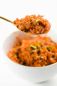 Carrot Halwa Gajar Ka Halwa Recipe Recipe In 2020 Gajar Ka Halwa Healthy Bars Carrot Halwa Recipe