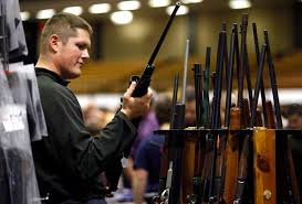 Attendance at gun show spurred upward